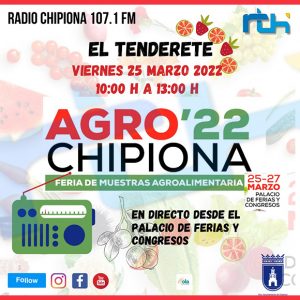 Radio Chipiona emitirá el viernes un programa especial desde   Agrochipiona coincidiendo con la jornada inaugural de la feria