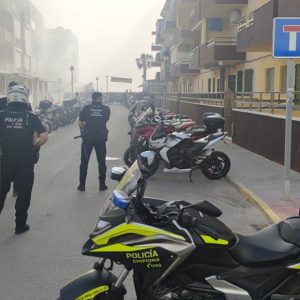 La Policía Local de Chipiona tramitó 244 expedientes por infracciones de tráfico y ruidos durante el puente del Mundial de Motociclismo