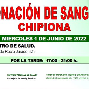 El 1 de junio tendrá lugar una nueva donación colectiva de sangre en Chipiona