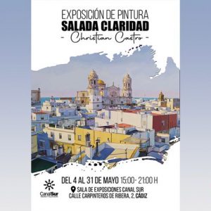 ‘Salada Claridad’, la pintura del chipionero Christian Castro se muestra durante todo el mes de mayo en Cádiz