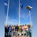 La Bandera Azul de los Mares Limpios de Europa ya ondea en el puerto deportivo de Chipiona