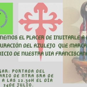 Amigos del Camino de Chipiona presentará este miércoles la Vía Franciscana que arrancará en la localidad