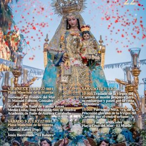 Las Fiestas de la Virgen del Carmen en Chipiona comienzan hoy volviendo a la normalidad tras dos años