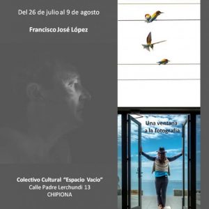 ‘Sinfonía de abejarucos’, singulares partituras en la muestra fotográfica que ofrece Francisco José López en la sala de Espacio Vacío