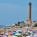 Buen comienzo de verano en Chipiona con playas hasta la bandera