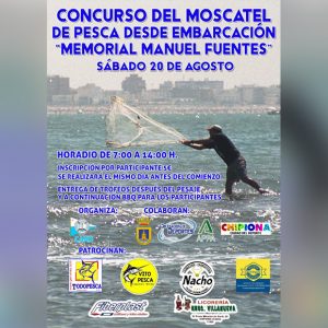 El Concurso del Moscatel de pesca desde embarcación del CAND será también ‘Memorial Manuel Fuentes’