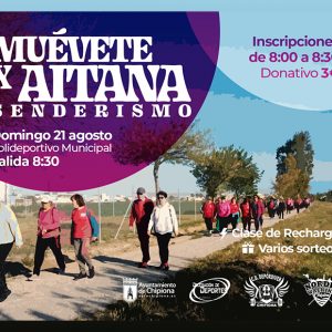 El deporte chipionero se mueve por Aitana, este domingo senderismo solidario