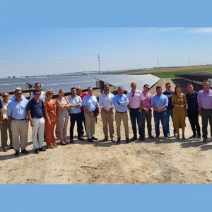 En marcha la primera planta fotovoltaica de la Comunidad de Regantes Costa Noroeste de Cádiz