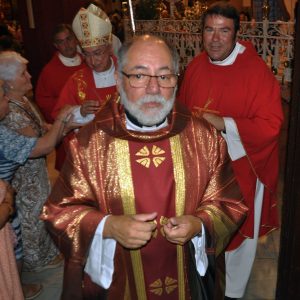 Solemne toma de posesión del nuevo párroco de Chipiona,  Jorge Manrique Manrique