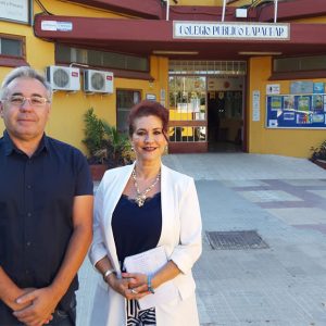 Educación y Urbanismo anuncian la instalación de placas solares fotovoltaicas en el techo del colegio Lapachar