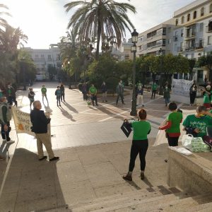 La Marea Verde de El Puerto de Santa María  reactivada para empezar este curso su labor de defensa de la Escuela Pública