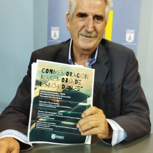 El alcalde de Chipiona, Luis Mario Aparcero, ha presentado hoy el programa de actividades que se ha organizado con motivo de la conmemoración del Maremoto de Lisboa de 1.755