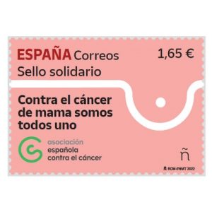 Correos presenta un sello solidario dedicado a la lucha contra el cáncer de mama