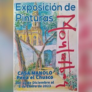 La sala de exposiciones de Peña El Chusco-Casa Manolo cierra 2022 y abre 2023 con las pinturas de Diego Montalbán