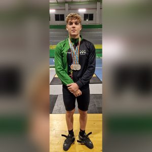 El haltera chipionero Miguel Ángel Chamorro se proclama subcampeón de España Sub 17 en la categoría de 73 kilos