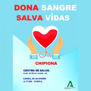 Esta tarde nueva oportunidad en Chipiona para salvar vida donando sangre