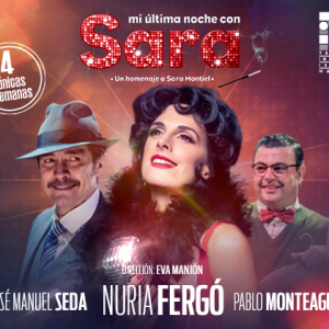 Nuria Fergó presenta en el teatro Infanta Isabel de Madrid ´Mi ultima noche con Sara´