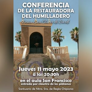 La restauradora Eva Claver de Sardi ofrece mañana jueves en el Santuario una conferencia sobre la restauración del techo del Humilladero