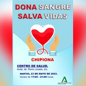 El martes 23 de mayo habrá una nueva oportunidad en Chipiona para dar vida donando sangre