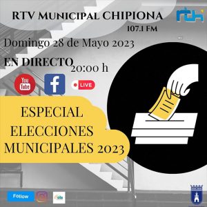 La radiotelevisión municipal de Chipiona ofrecerá el domingo una programación especial con toda la actualidad de la jornada electoral