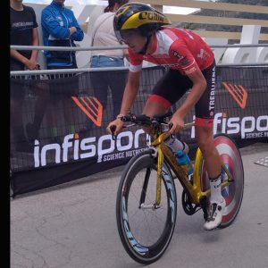 El joven ciclista chipionero Manu Rodríguez campeón de Andalucía junior contrarreloj y subcampeón en ruta
