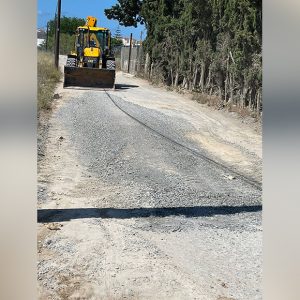 Agricultura realiza mejora y limpia caminos y zonas rurales de Chipiona