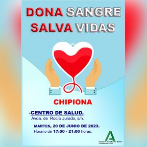Mañana martes habrá una nueva oportunidad en Chipiona para dar vida donando sangre