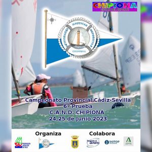 Chipiona sede este fin de semana de la última prueba del Campeonato Provincial Cádiz-Sevilla de Vela en clase Óptimist