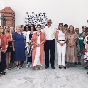 Celebrado el primer minuto de silencio mensual en Chipiona del nuevo mandato por las mujeres fallecidas a causa violencia de género
