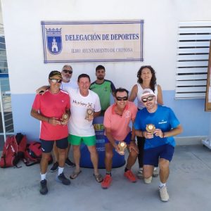 Manuel Serrano y Manuel Massip campeones del Open de Tenis de dobles de este verano en Chipiona