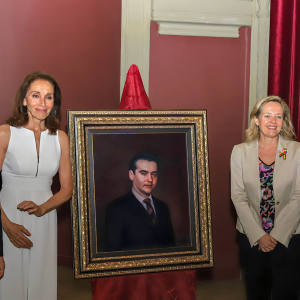 El pintor Antonio Montiel  inmortaliza a Lorca para la Galería de Ilustres del Ateneo de Madrid