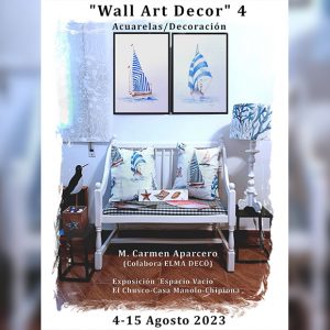Mari Carmen Aparcero vuelve a la sala de Espacio Vacío con la exposición ‘Wall Art Decor-4’
