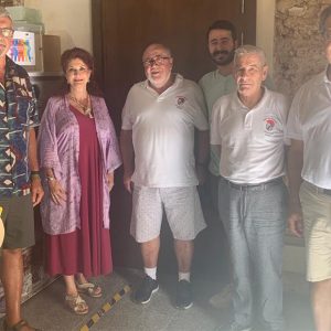 Isabel Mª Fernández se reúne con la Centuria Romana de Santiponce para preparar el segundo Festival Romano ‘Turris Caepionis’