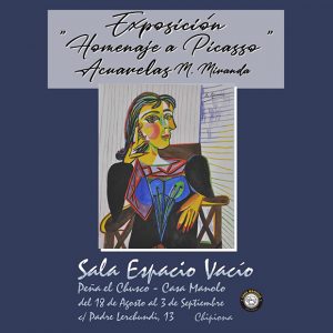 La exposición ‘Homenaje a Picasso’ de Manuel Miranda desde hoy en la sala del Colectivo Espacio Vacío