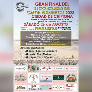 El Concurso de cante flamenco ‘Ciudad de Chipiona’ ya tiene a sus seis finalistas