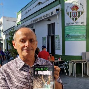 Juan Carlos Sáenz  conducirá la presentación del libro de Joaquín el 25 de agosto en Chipiona