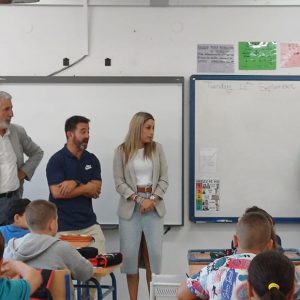 El Alcalde y la Delegada de Educación inauguran el curso escolar en el colegio público Maestro Manuel Aparcero