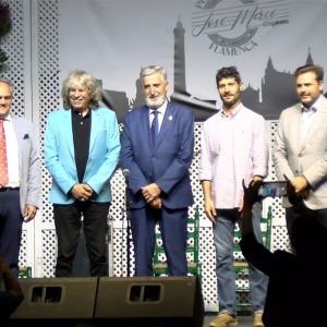 José Mercé en la inauguración de la nueva sede de su peña: “Hoy es un día en que mi corazón está lleno de felicidad”