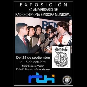 Últimos días para ver la exposición ‘40 Aniversario de Radio Chipiona Emisora Municipal’ en la sala del Colectivo Espacio Vacío