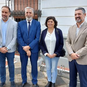 Los Alcaldes de los cuatro municipios de la Comarca se reúnen en el Ayuntamiento de Chipiona para constituir un grupo motor de trabajo conjunto