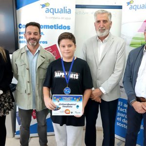 El alumno del Colegio Aparcero José Díaz Gotor premiado en el concurso nacional de dibujo de Aqualia sobre el Ciclo Integral del Agua