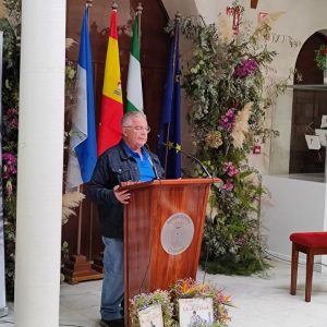 Intervención del periodista e investigador Juan Mellado dentro de los actos del 150 aniversario de Federico Oliver Crespo el 22 de octubre de 2023 en el Castillo de Chipiona