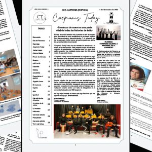El IES Caepionis lanza un periódico elaborado por alumnos y profesores del centro