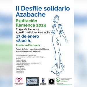 Moda y solidaridad se dan la mano en Chipiona con el Desfile de Azabache a beneficio de la Asociación contra el cáncer
