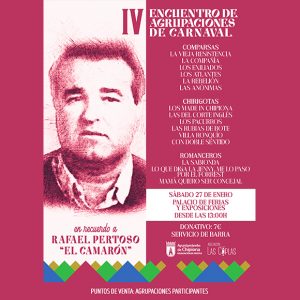 A la venta las entradas del encuentro de agrupaciones ‘Memorial Rafael Pertoso El Camarón’