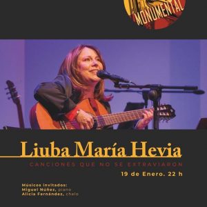 Liuba María Hevia  trae a su concierto del Teatro Monumental de Madrid «Canciones que no se extraviaron»