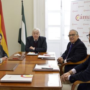 Encuentro entre el presidente de la Cámara de Comercio y el cónsul de Argentina en Cádiz