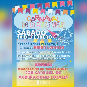 El Carnaval del Barrio celebra mañana su día grande con traslado del acto al Palacio de Ferias y Exposiciones por el mal tiempo