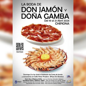 Chipiona se prepara para vivir este fin de semana la Boda de Don Jamón y Doña Gamba