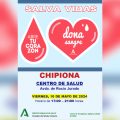 Llamada a donar sangre y regalar vida este viernes en Chipiona